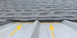 Shingle to Metal Roof Transition Detail